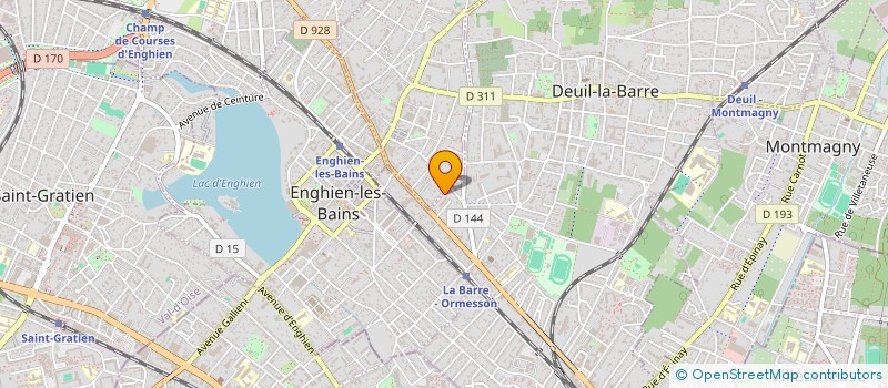 localisation de l'entreprise SCI DES COUTURES  DEUIL-LA-BARRE