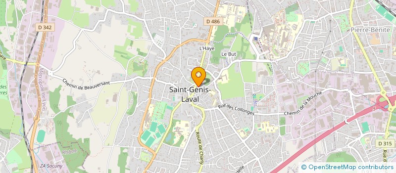 localisation de l'entreprise SCI DES COUVE  SAINT-GENIS-LAVAL