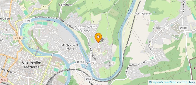 localisation de l'entreprise SCI DES COUVENTS  MONTCY-NOTRE-DAME