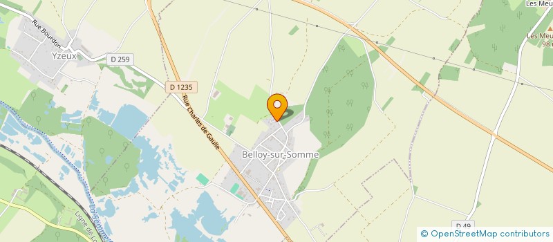 localisation de l'entreprise SCI DES CRANETTES  BELLOY-SUR-SOMME