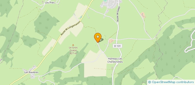 localisation de l'entreprise SCI DES CRATS  ORCHAMPS-VENNES