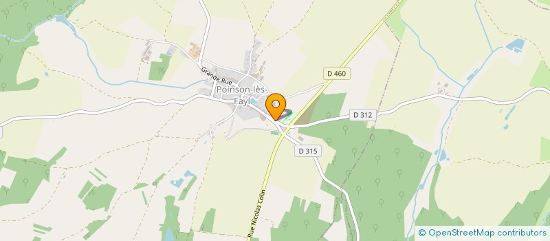 localisation de l'entreprise SCI DES CRAYES à POINSON-LES-FAYL