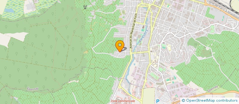 localisation de l'entreprise SCI DES CREPONS  EPERNAY
