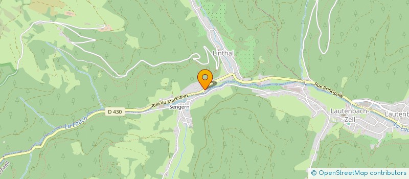 localisation de l'entreprise SCI DES CRETES  LAUTENBACH