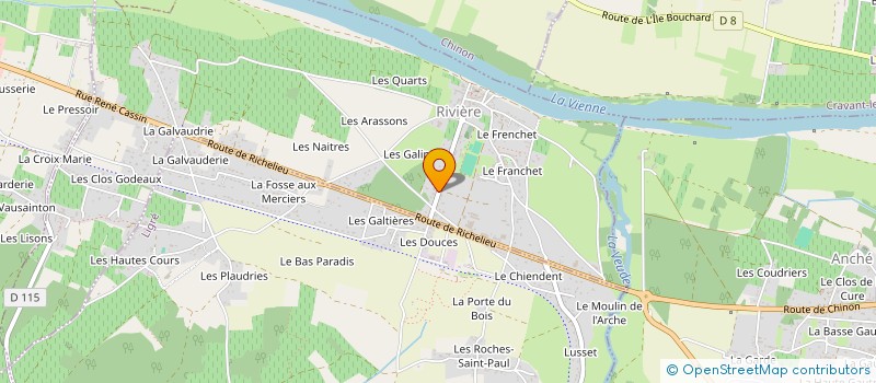 localisation de l'entreprise SCI DES CRETES  RIVIERE