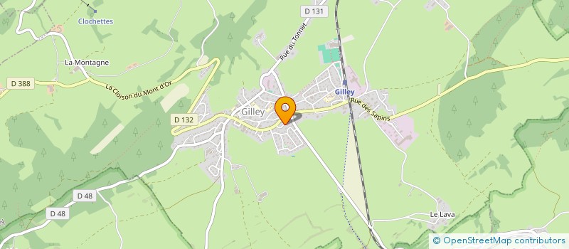 localisation de l'entreprise SCI DES CROISADES à GILLEY