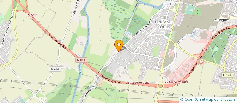 localisation de l'entreprise SCI DES CROISIERS  FLEURY-SUR-ORNE