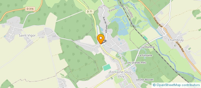 localisation de l'entreprise SCI DES CROISY  FONTAINE-SOUS-JOUY