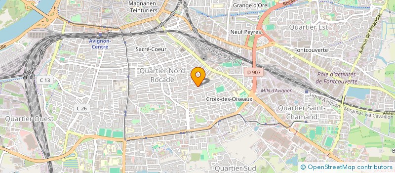 localisation de l'entreprise SCI DES CROIX  AVIGNON