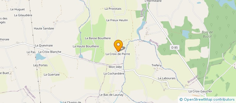 localisation de l'entreprise SCI DES CROIX DE PIERRE  EPINIAC