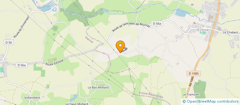 localisation de l'entreprise SCI DES CROZES  ECLOSE-BADINIERES