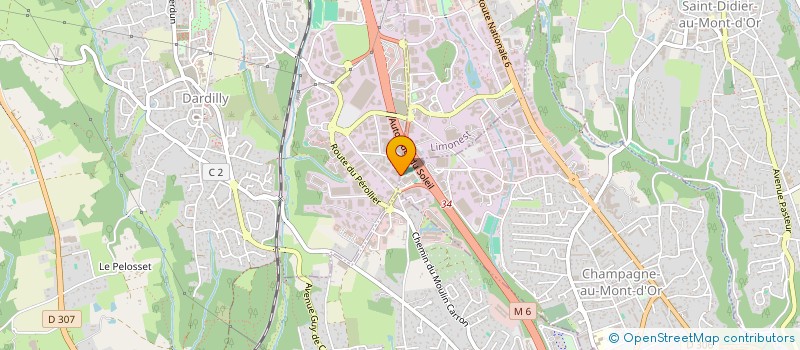 localisation de l'entreprise SCI DES CUERS  NANS-LES-PINS