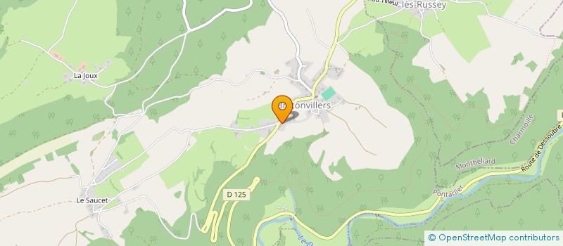 localisation de l'entreprise SCI DES CUI-CUI  BRETONVILLERS