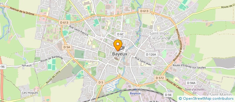 localisation de l'entreprise SCI DES CUISINIERS  BAYEUX