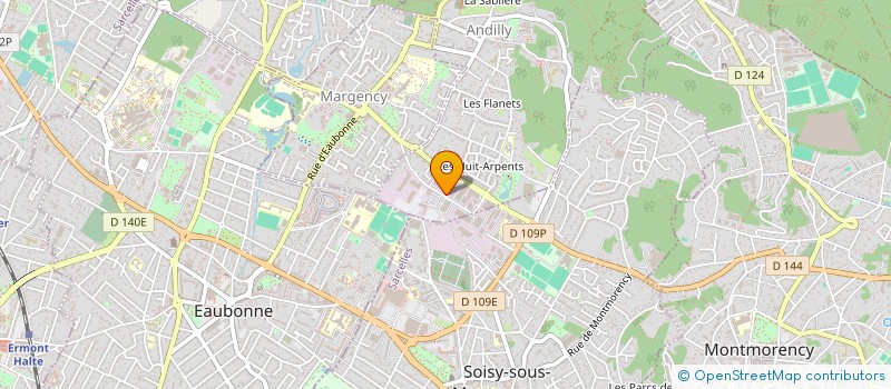 localisation de l'entreprise SCI DES CURES 2  ANDILLY