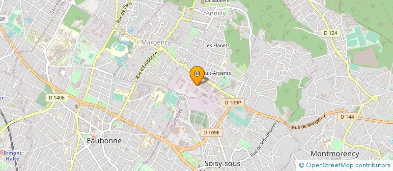 localisation de l'entreprise SCI DES CURES  ANDILLY