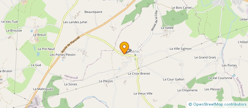 localisation de l'entreprise SCI DES CURES  QUINTENIC