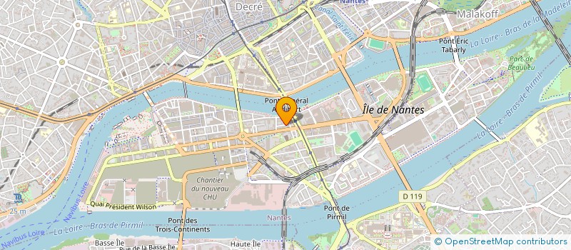 localisation de l'entreprise SCI DES CYCAS à NANTES