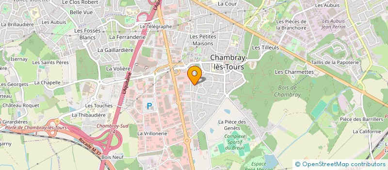 localisation de l'entreprise SCI DES CYCLAMENS  CHAMBRAY-LES-TOURS