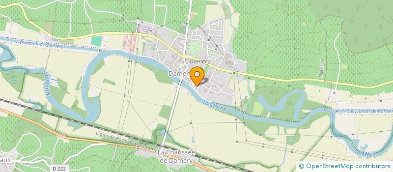 localisation de l'entreprise SCI DES CYGNES  DAMERY