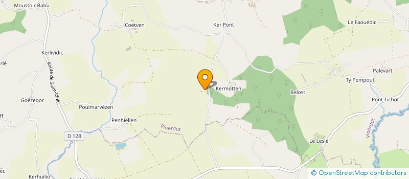 localisation de l'entreprise SCI DES CYGNES  PONTIVY