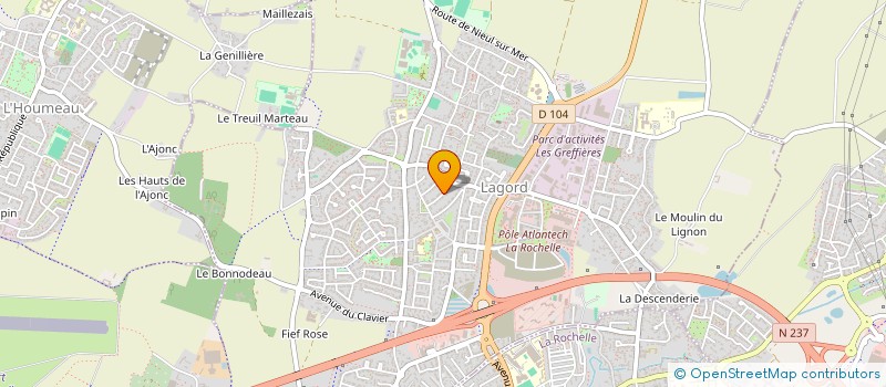 localisation de l'entreprise SCI DES CYGNES  LAGORD