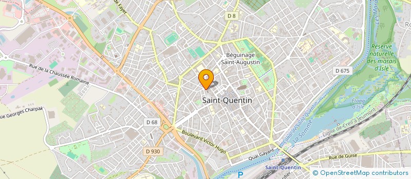 localisation de l'entreprise SCI DES CYGNES à SAINT-QUENTIN