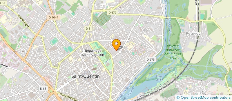 localisation de l'entreprise SCI DES CYGNES à SAINT-QUENTIN