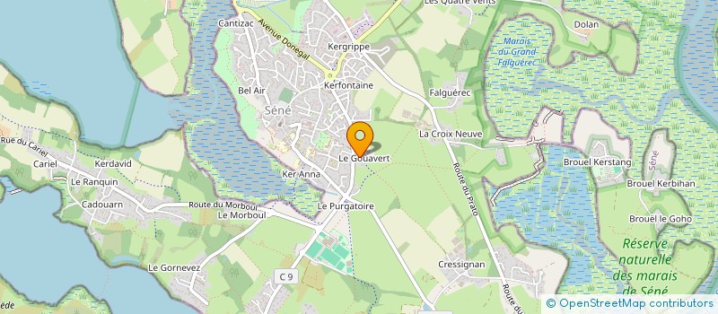 localisation de l'entreprise SCI DES CYNELLES à SENE