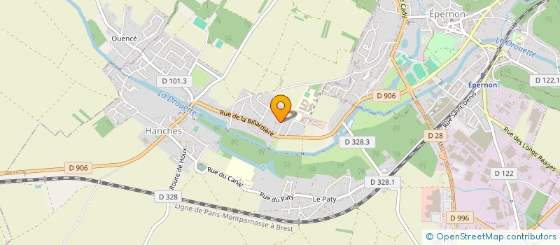 localisation de l'entreprise SCI DES CYPRES à HANCHES