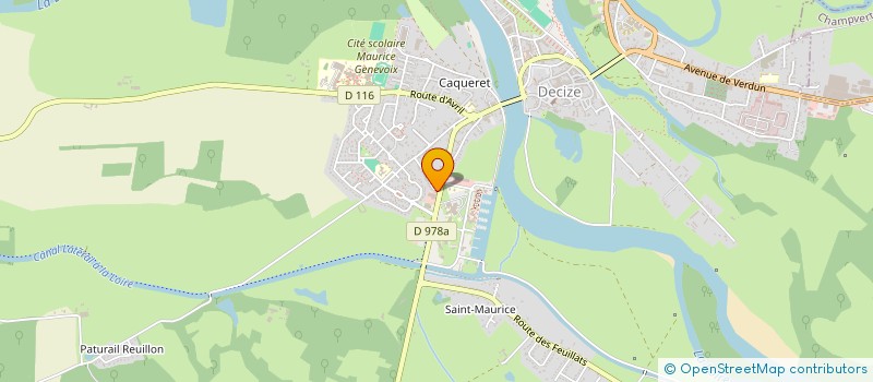 localisation de l'entreprise SCI DES CYPRES à DECIZE