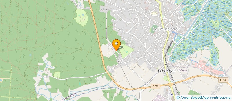 localisation de l'entreprise SCI DES CYPRES  LA TREMBLADE