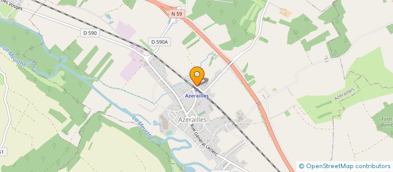 localisation de l'entreprise SCI DES CYPRES  AZERAILLES