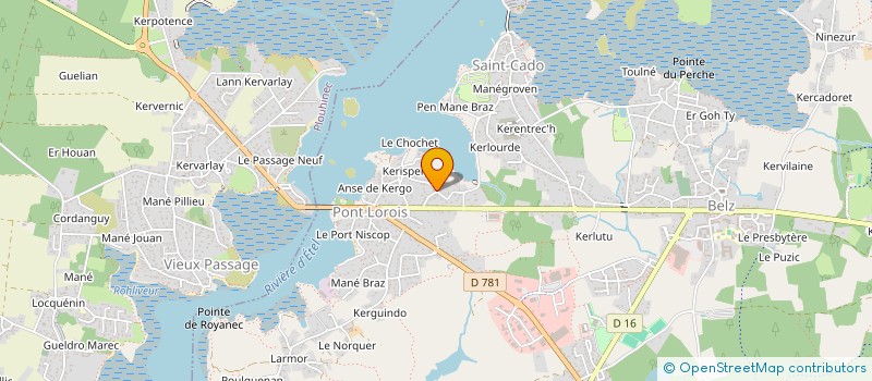 localisation de l'entreprise SCI DES CYPRES  BELZ