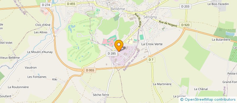 localisation de l'entreprise SCI DES CYTISES à BELLEME