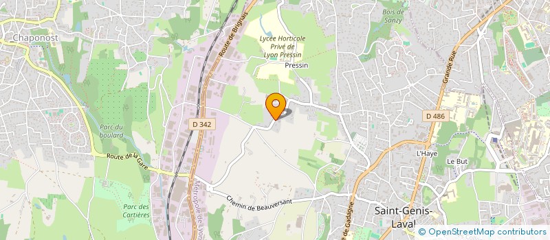 localisation de l'entreprise SCI DES D S  SAINT-GENIS-LAVAL