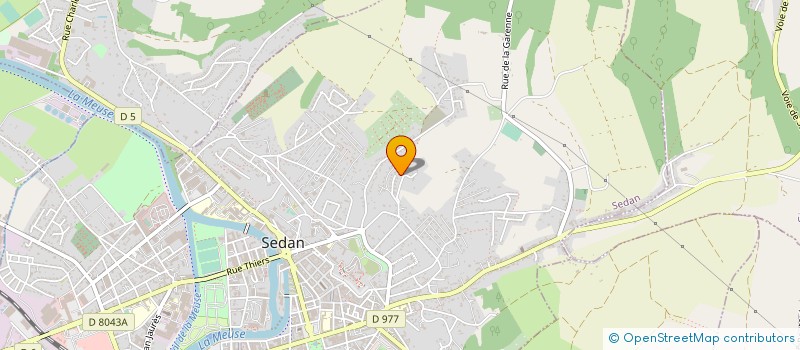 localisation de l'entreprise SCI DES DAHLIAS  SEDAN