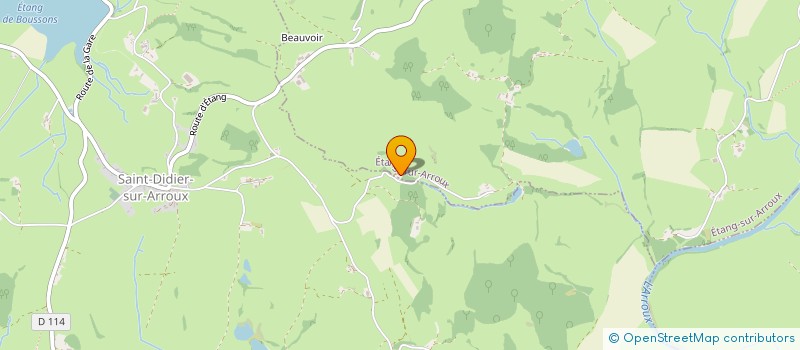 localisation de l'entreprise SCI DES DAMBRUERES  CHAPELLE-SOUS-UCHON (LA)