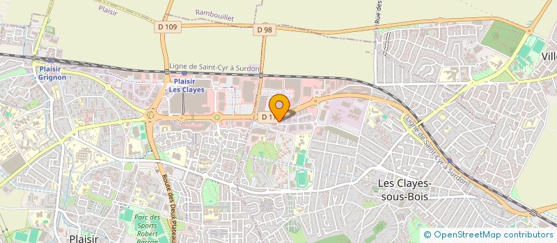 localisation de l'entreprise SCI DES DAMES  CLAYES-SOUS-BOIS (LES)