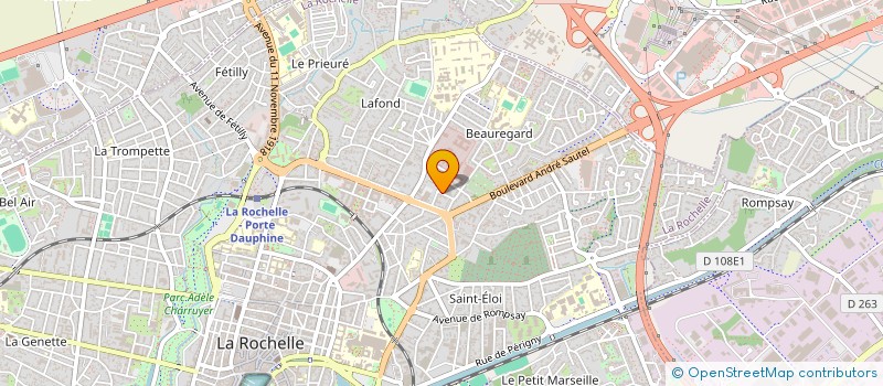 localisation de l'entreprise SCI DES DAMES  LA ROCHELLE