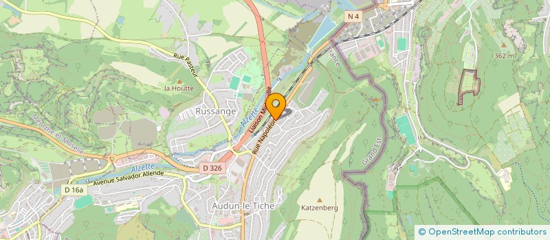 localisation de l'entreprise SCI DES DAMES à AUDUN-LE-TICHE