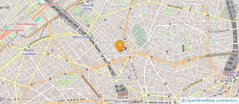 localisation de l'entreprise SCI DES DAMES  PARIS