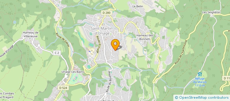 localisation de l'entreprise SCI DES DAMES  SAINT-MARTIN-D'URIAGE