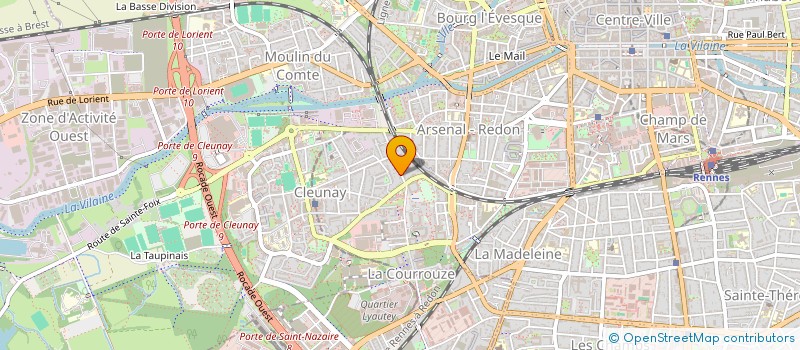localisation de l'entreprise SCI DES DAMES  RENNES