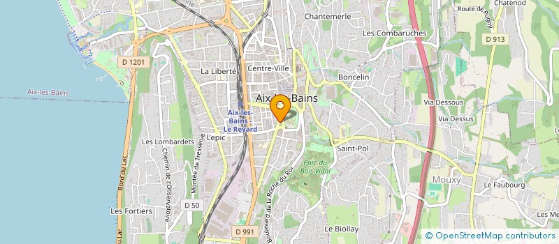 localisation de l'entreprise SCI DES DANAIDES  AIX-LES-BAINS