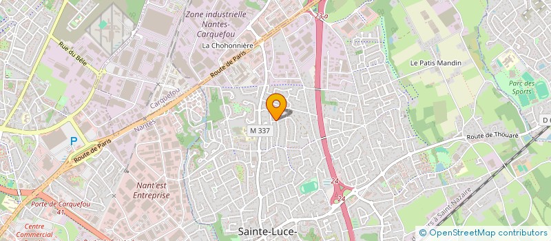 localisation de l'entreprise SCI DES DAPHNES  SAINTE-LUCE-SUR-LOIRE