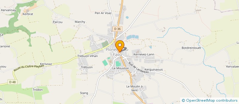 localisation de l'entreprise SCI DES DARDOUPS  PLONEVEZ-DU-FAOU