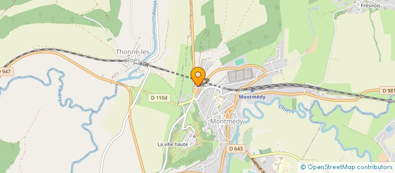 localisation de l'entreprise SCI DES DAUPHINS à MONTMEDY