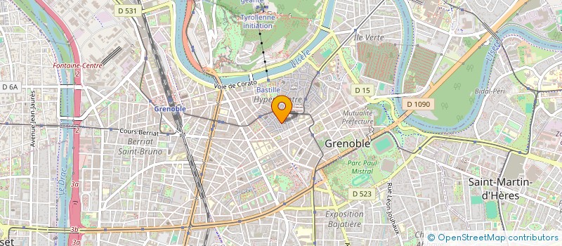 localisation de l'entreprise SCI DES DAUPHINS  GRENOBLE
