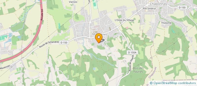 localisation de l'entreprise SCI DES DAUPHINS  MARENNES